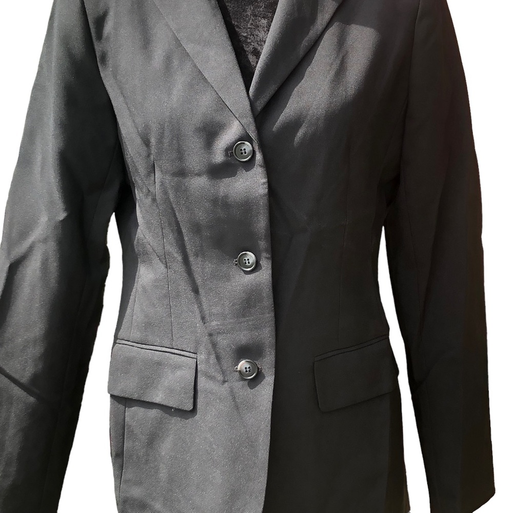 New York & Company Classic Black Stretch Blazer size 8 - Picture 6 of 8